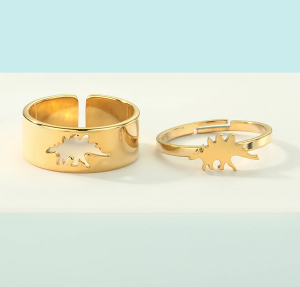 Anillo Pareja Estegosaurio - Imagen 3